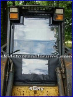 new holland skid steer 160ls cab enclosure|Vinyl Cab Enclosure Kit for New Holland[ L160 L170 L175 L180 .